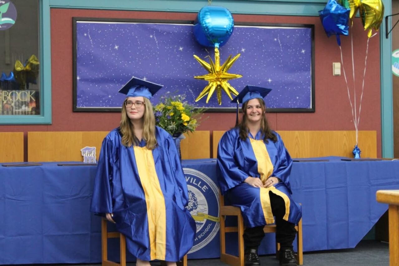 ECSD August Grads Toss Their Caps