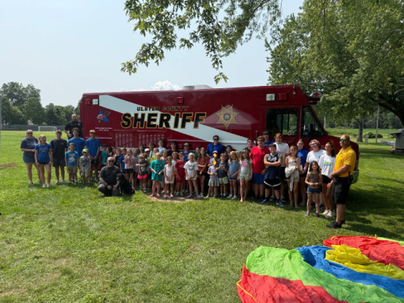 Sheriff’s Office Brings Drones, K-9s, and Rescue Teams to Marbletown Summer Camp