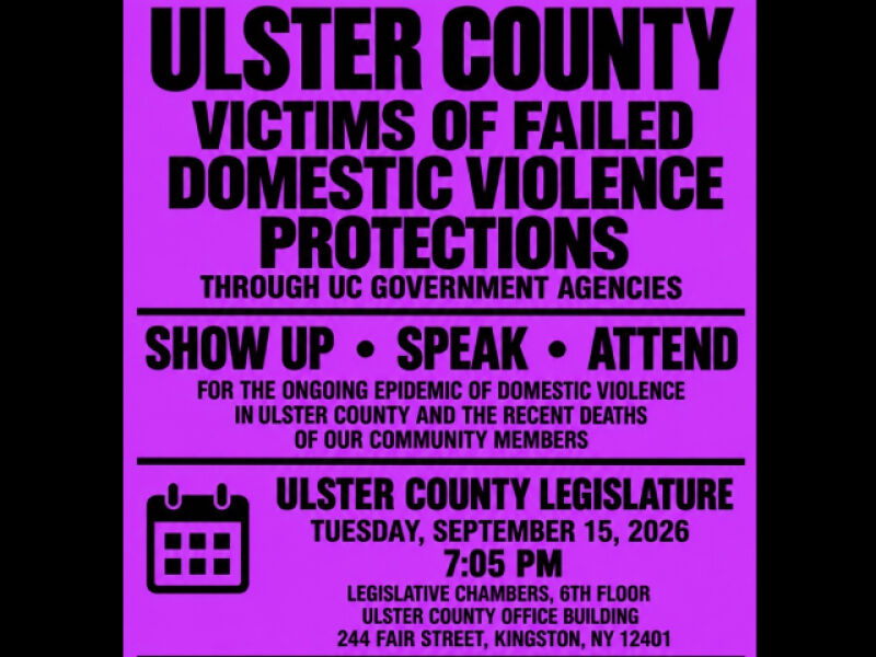 Domestic Violence Protest Planned Against County Leadership