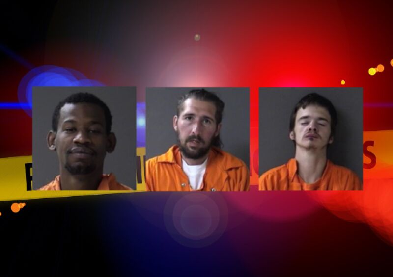 From left: Shareal Brown, Mickael Spencer and Dustin Van Etten.