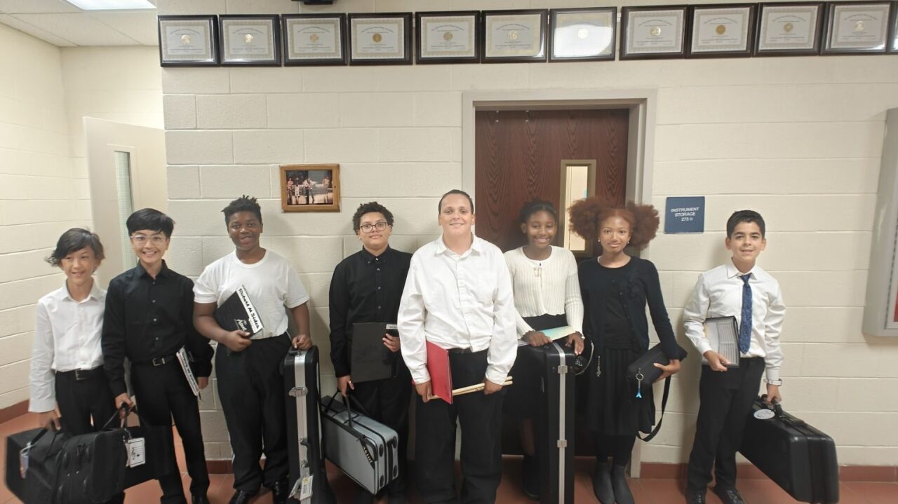 CVMS Music Students Shine in Honor Band