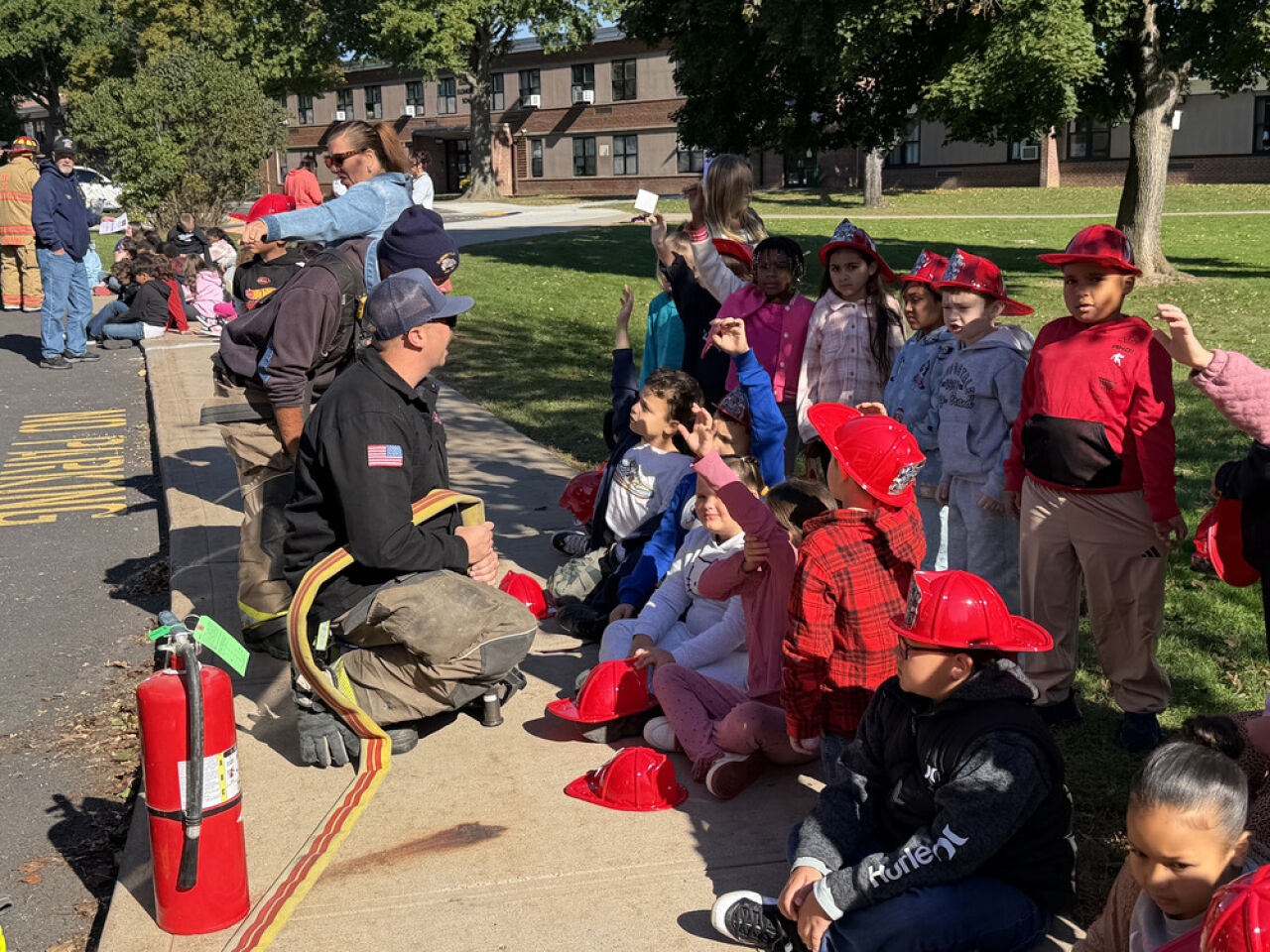 Local Firefighters Teach Fire Safety at EES