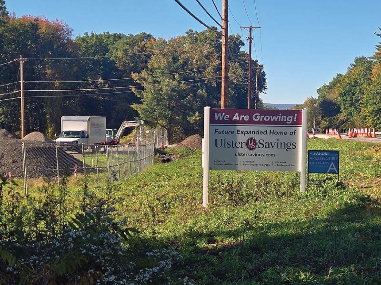 Construction Underway on New Ulster Savings Bank in Stone Ridge