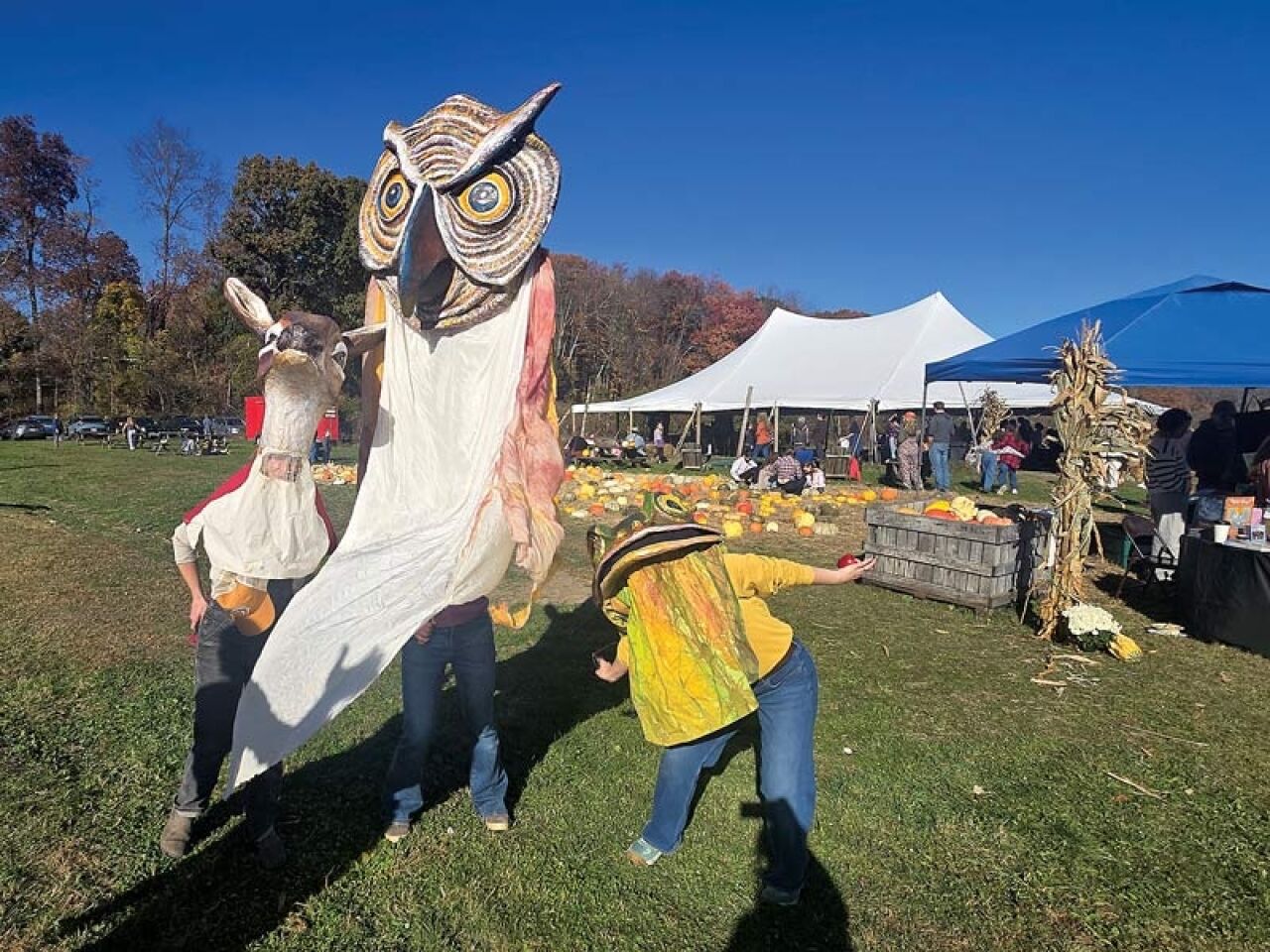 Puppets, Pizza  and Dancing  at Harvest Fest