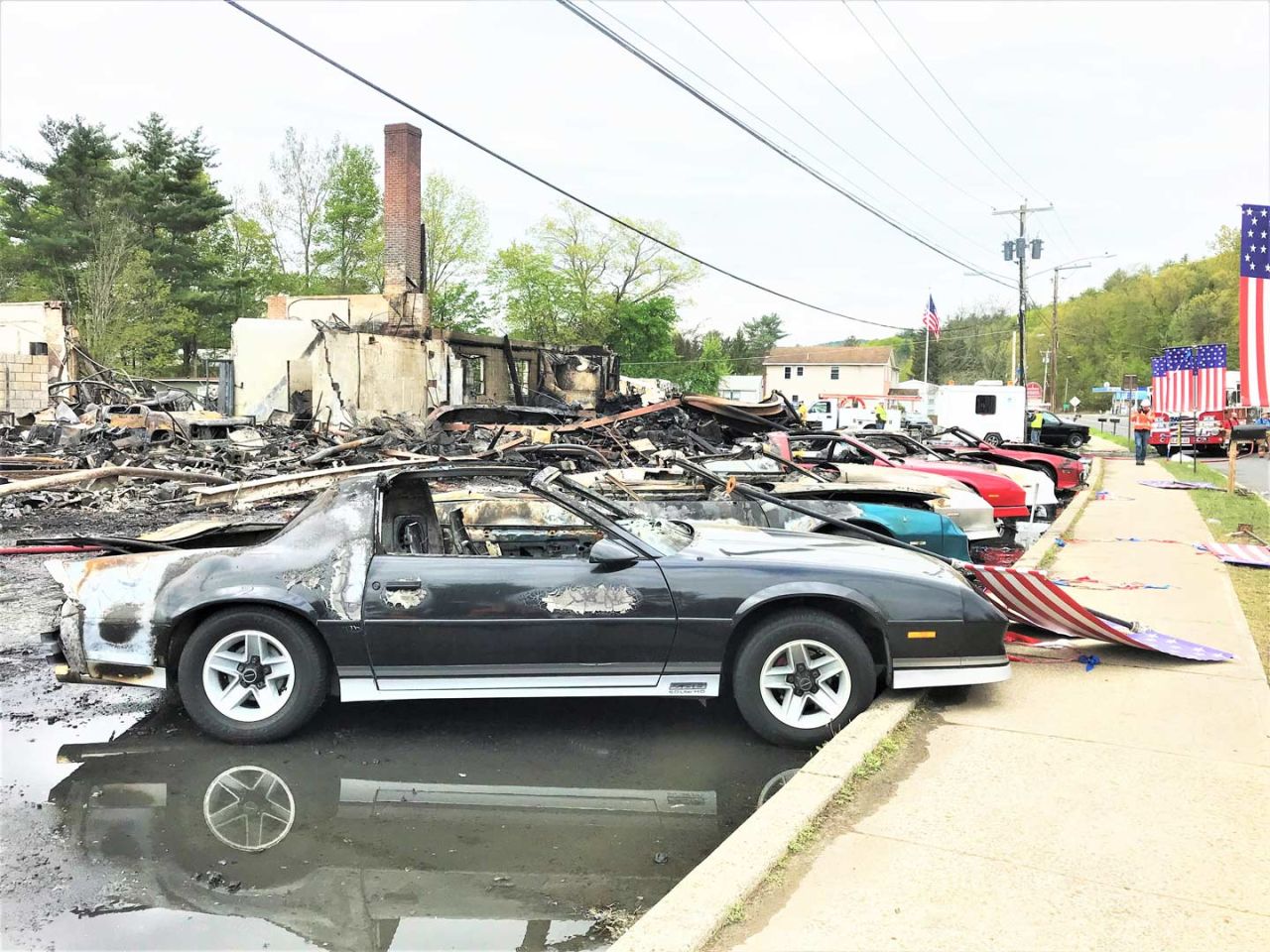 Ellenville Fire Levels Auto Dealership Used For HBO Series