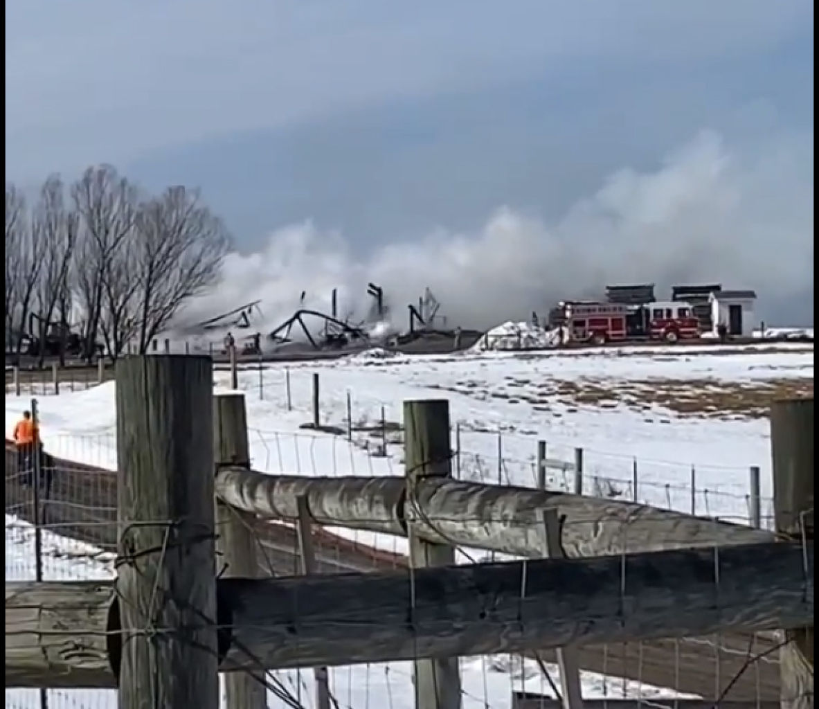 Fire Engulfs Jehovah’s Witness Building