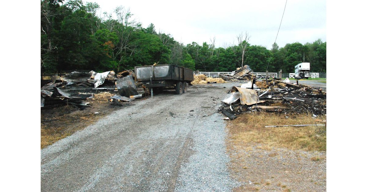Barn Fire Devastates Wawarsing Riding Camp