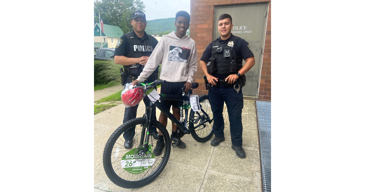 Ellenville PD Surprises Theft Victim With New Wheels