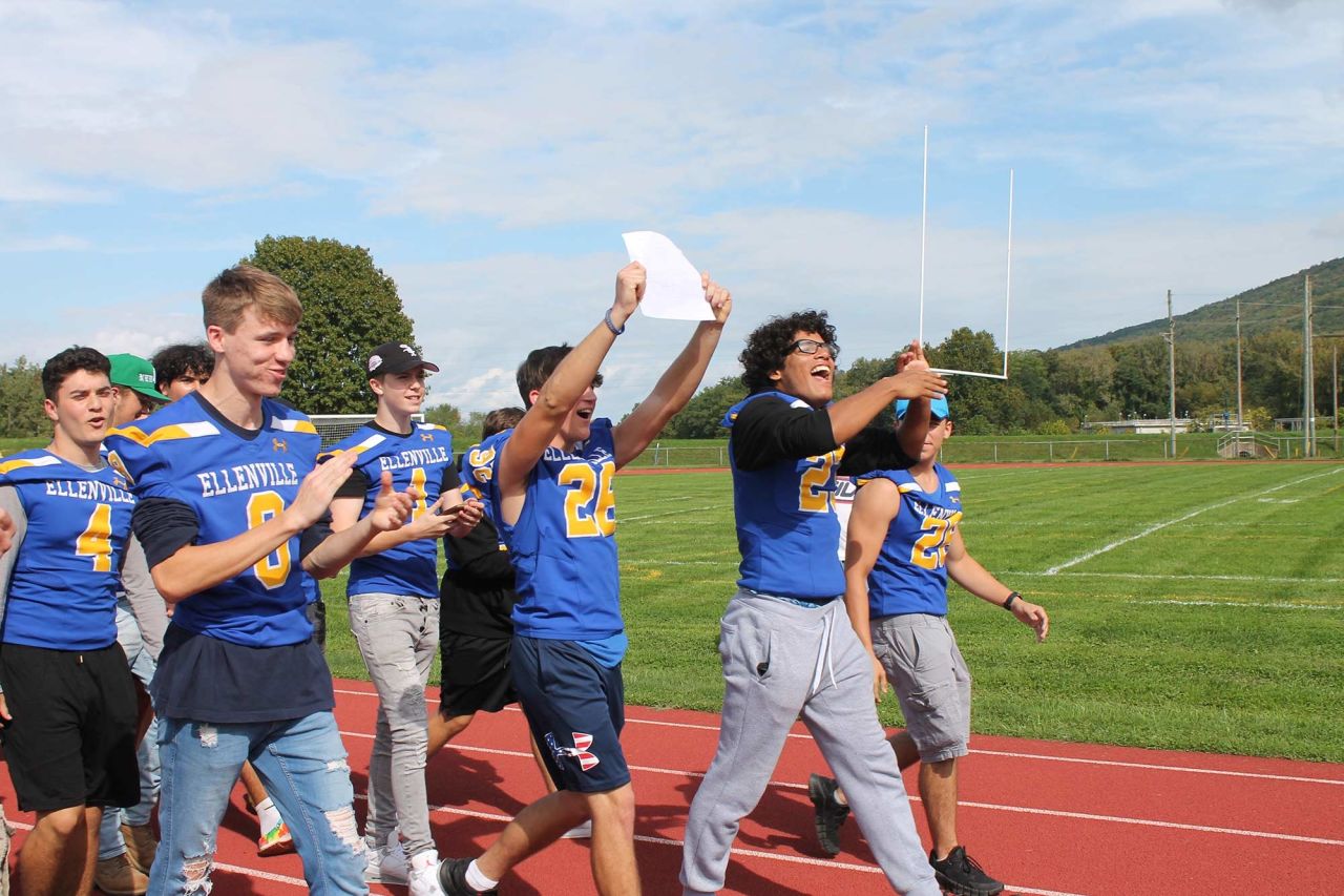 Ellenville High School Holds Pep Rally