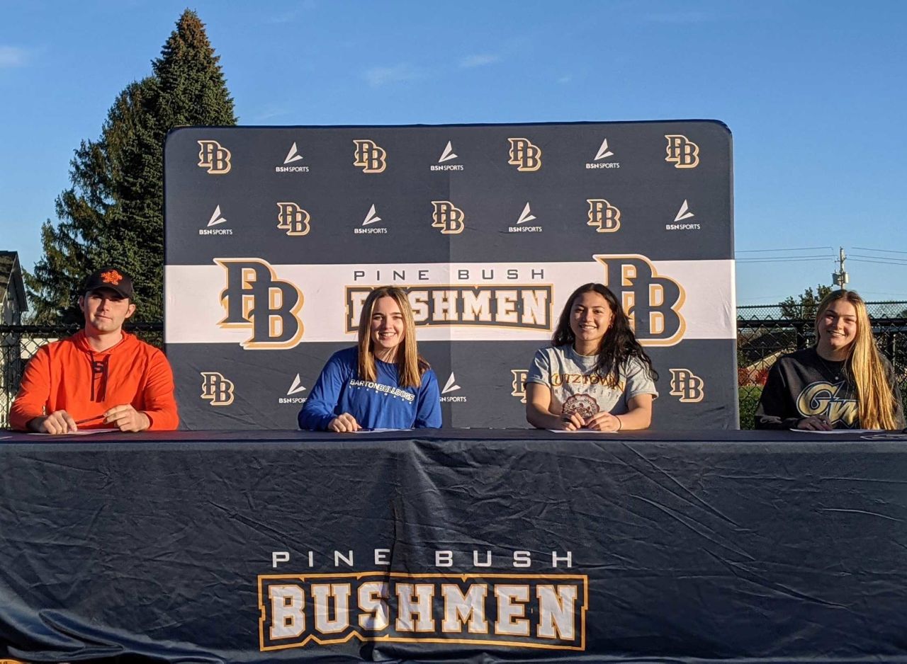 Four Pine Bush Student Athletes Sign National Letters Of Intent