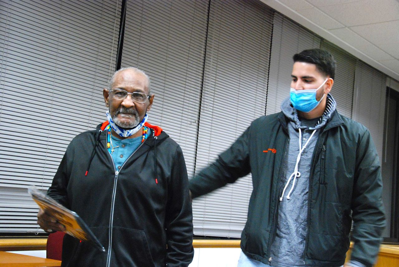 Former Village Trustee Charles Cromwell Honored