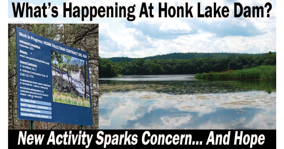 What’s Happening At Honk Lake Dam?