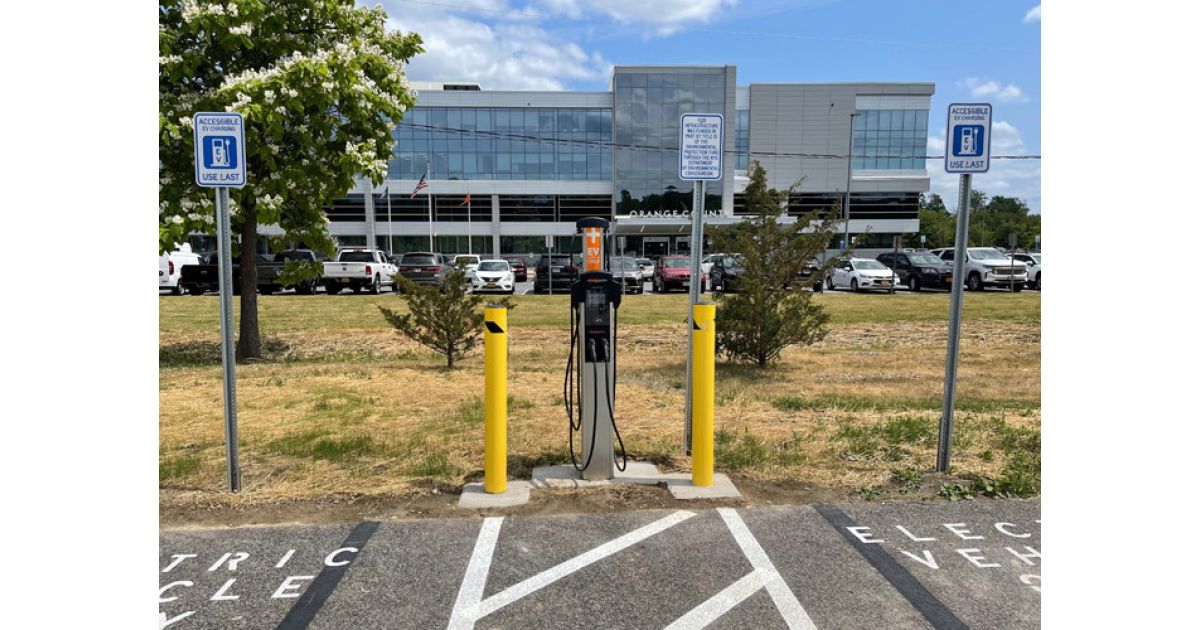 EV charging stations installed at three Orange County facilities