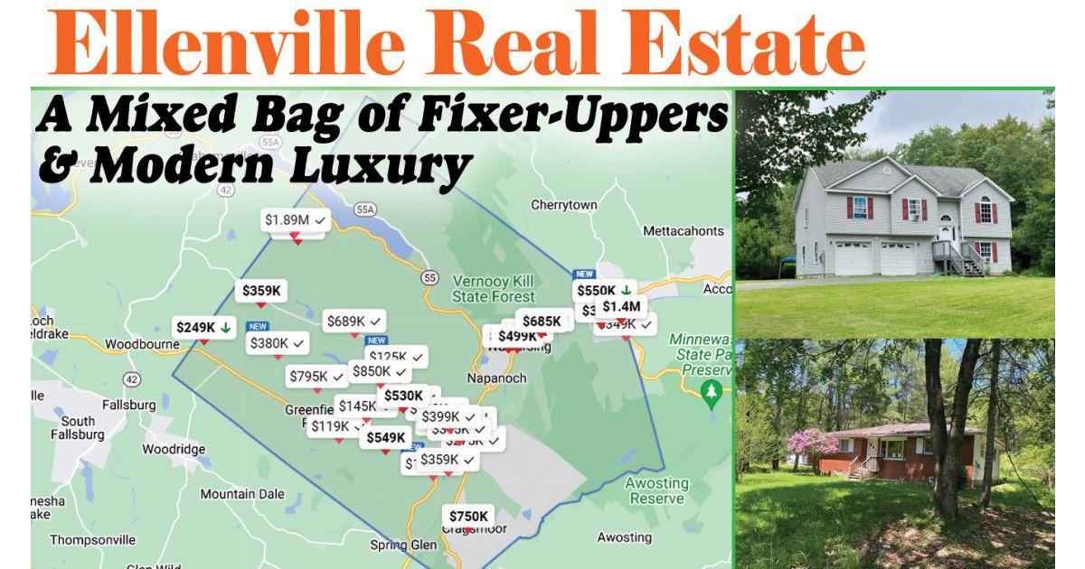 Ellenville Real Estate A Mixed Bag of FixerUppers & Modern Luxury