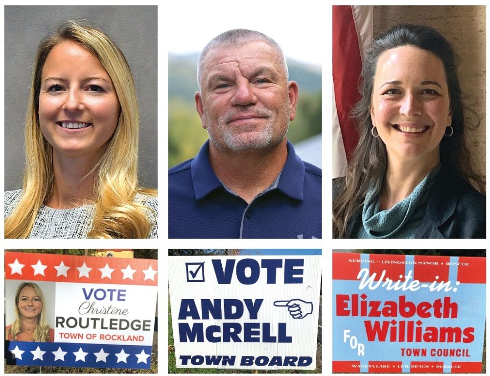 Christine Routledge 3 candidates for 2 seats