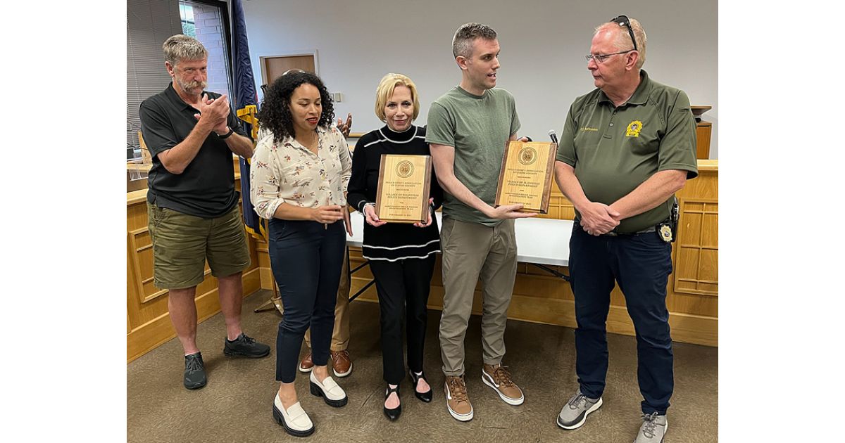 Ellenville Police Honored with Meritorious Police Service Award