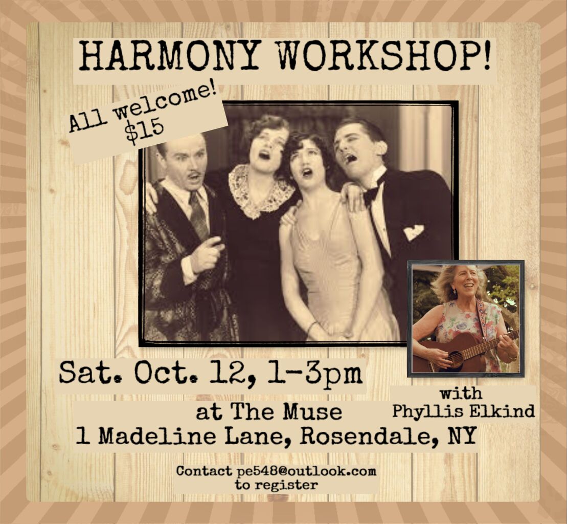 Harmony Singing Class at The Muse in Rosendale