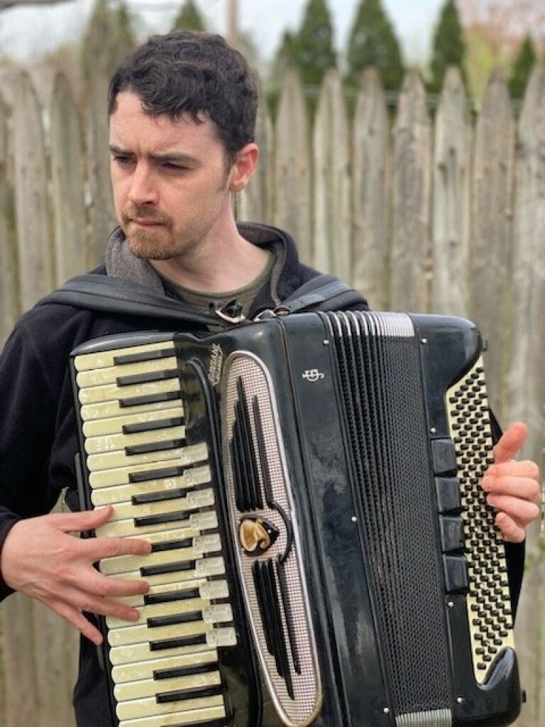 Nick Collins at the Rail Trail Cafe