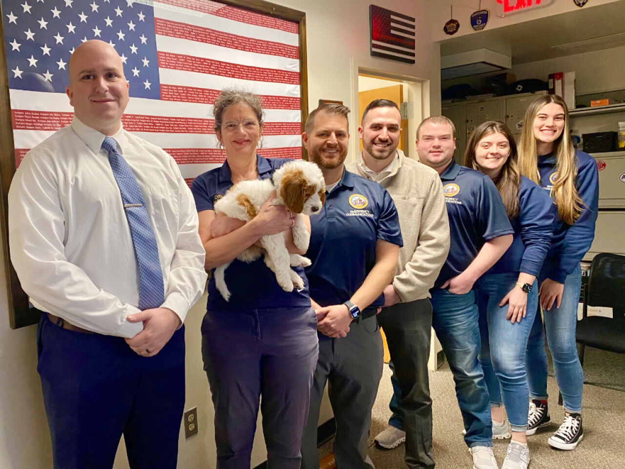 Oliver the Therapy Dog Will Help 911 Call Center Staff Manage Stress