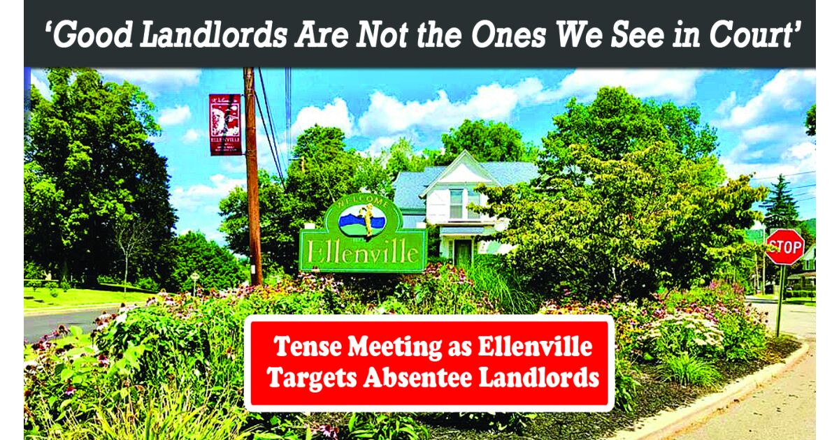 Testy Meeting as Ellenville Targets Absentee Landlords
